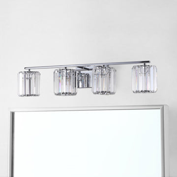 Coco Prism Vintage Metal/Glass Classic Glam LED Vanity Light